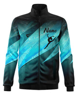 Kiki Turquiose Personalised Tracksuit Warm Up Jacket