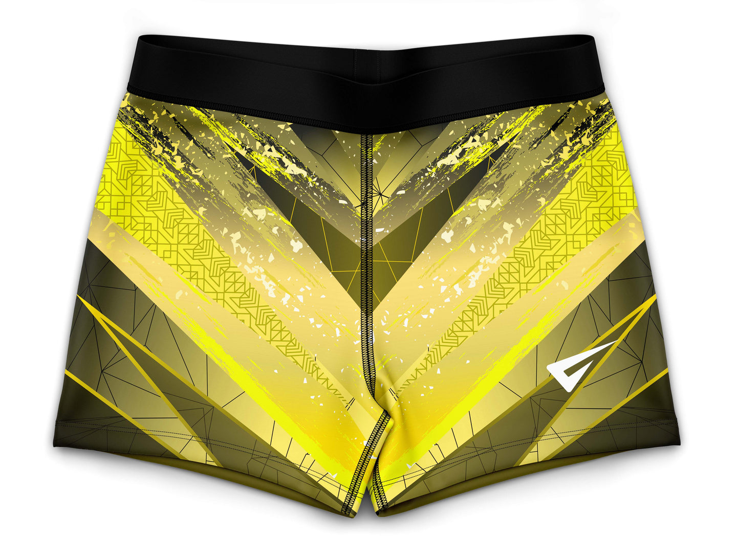 Kiki Yellow Girls Gymnastics Gym Shorts
