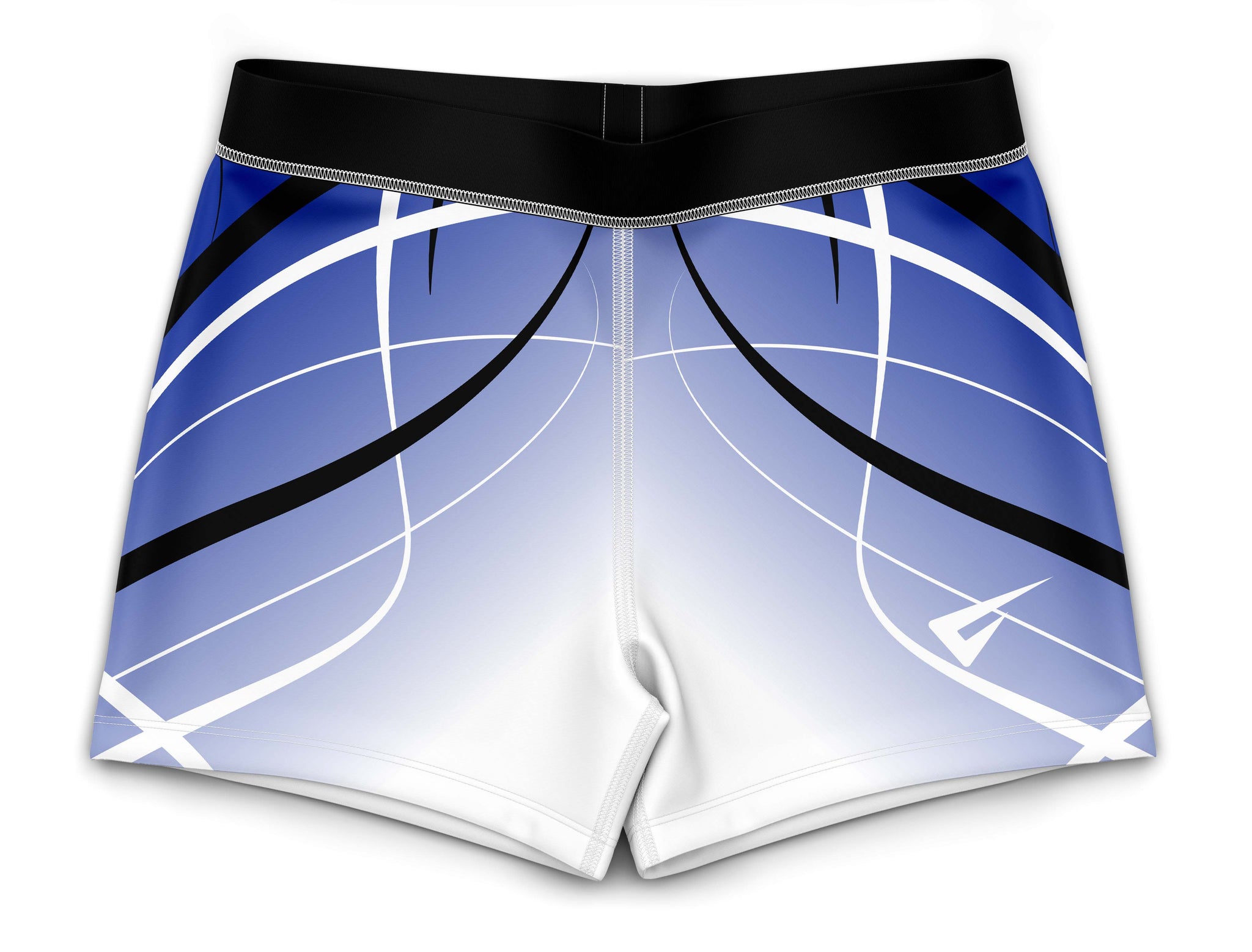 Lapetus Blue Gymnastics Activewear Girls Hipster Shorts