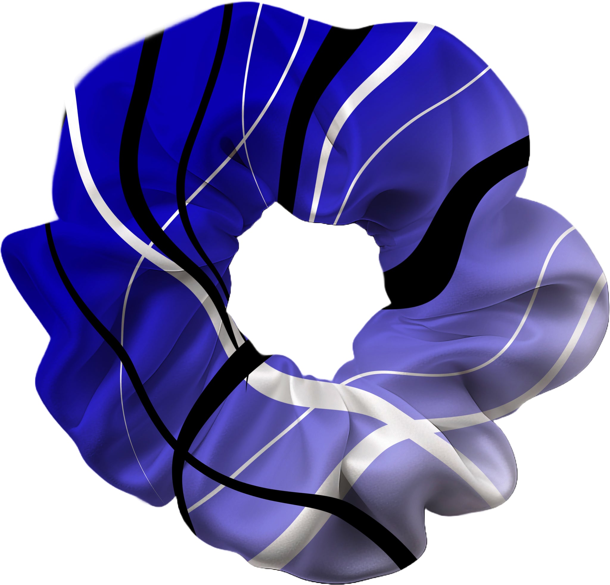 Lapetus Blue Hair Scrunchie