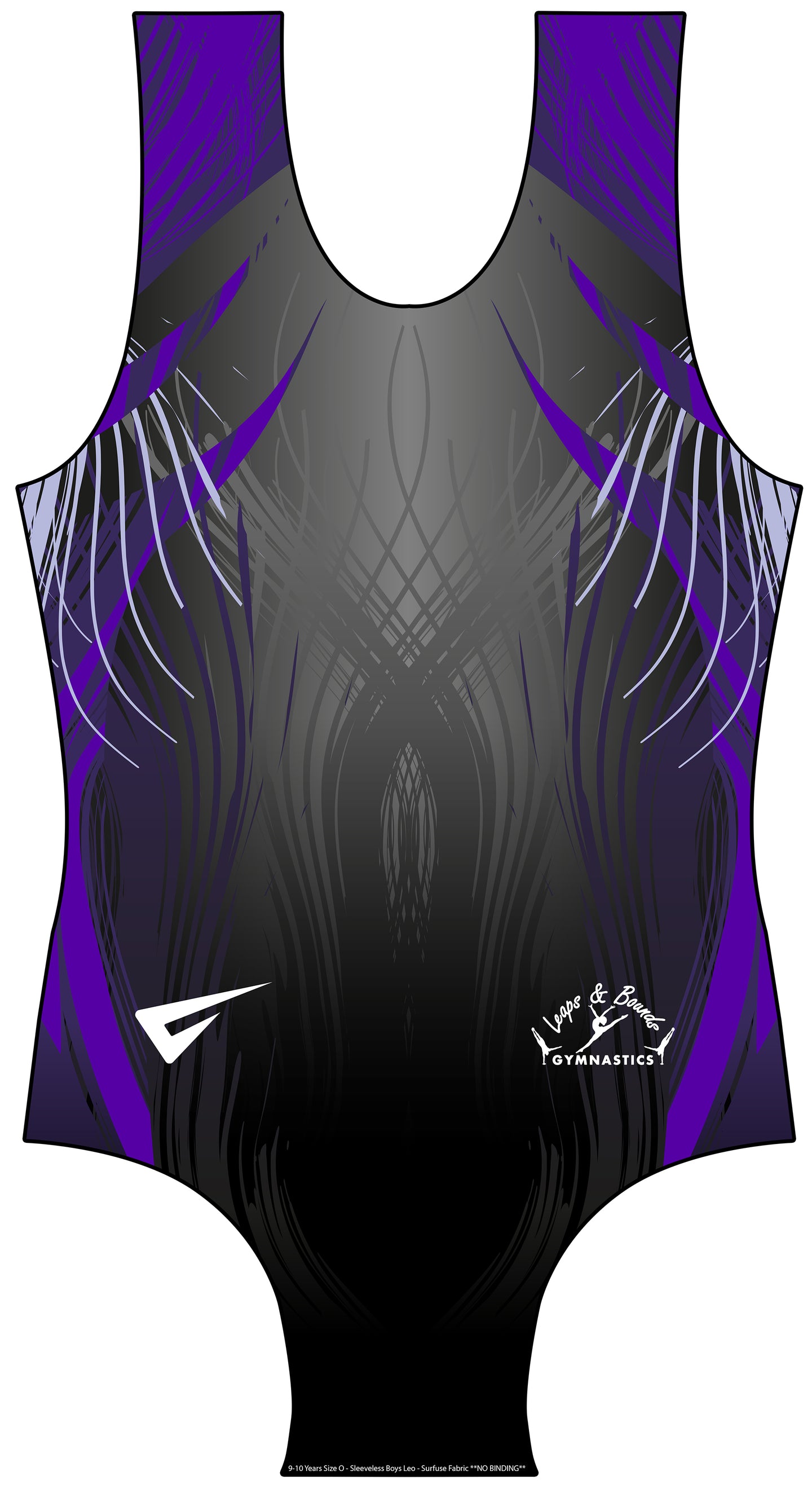 Leaps and Bounds Sleeveless Club Uniform Leotard for Boys and Men