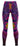Flat-lay of blue activewear leggings on a plain background