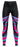 Pair of blue activewear leggings laid flat, suitable for gymnastics and dance