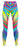 Blue activewear leggings with a streamlined, close-fitting silhouette