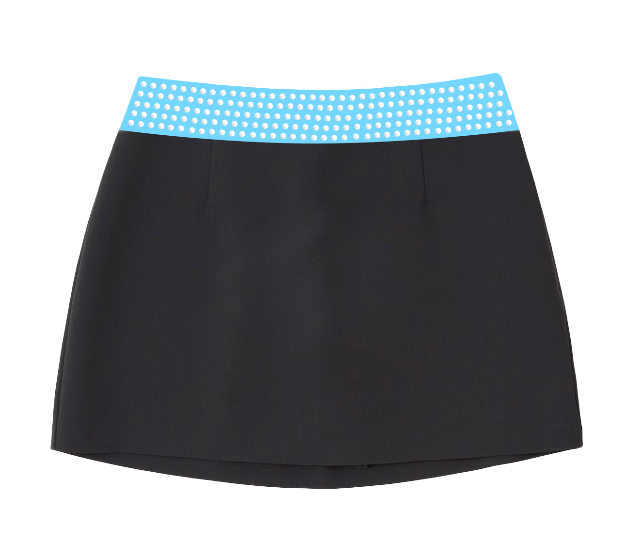 Maniacs Club Black Cheerleading Skort