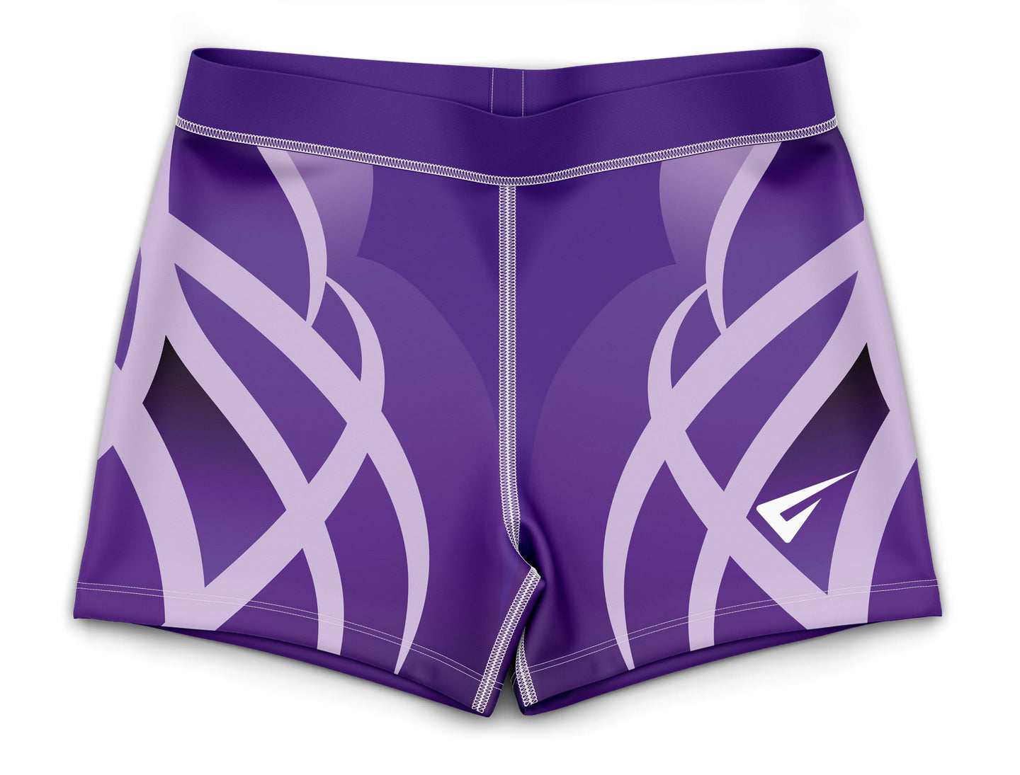 Medea Purple Gymnastics Activewear Girls Hipster Shorts
