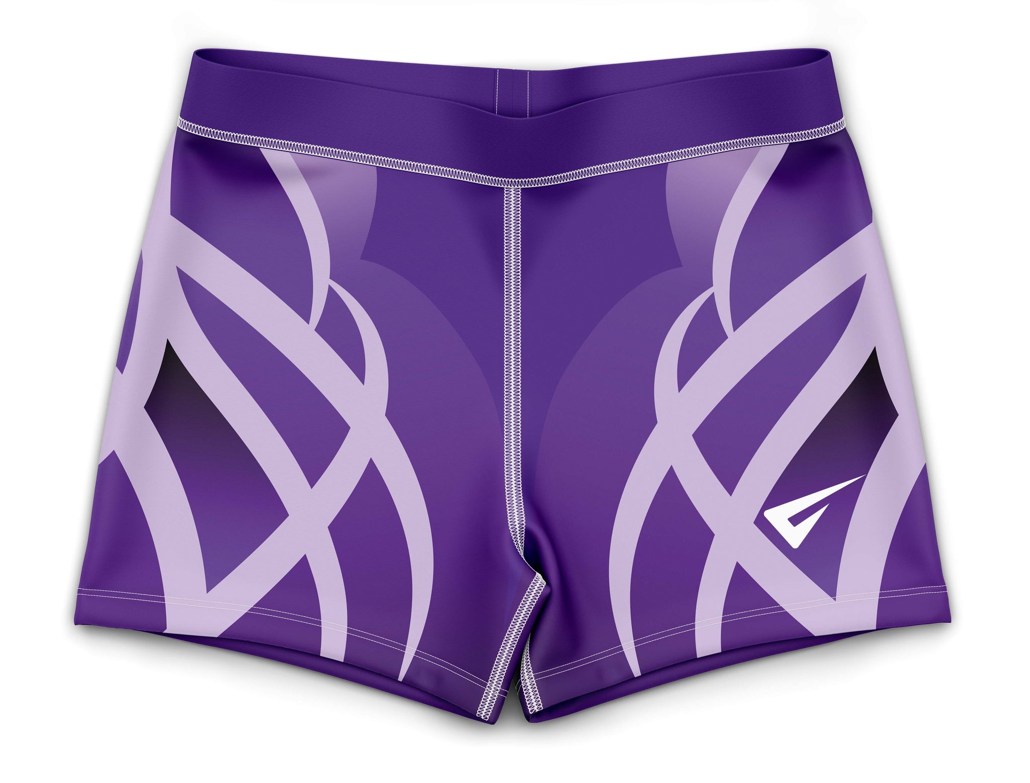 Medea Purple Gymnastics Activewear Girls Hipster Shorts