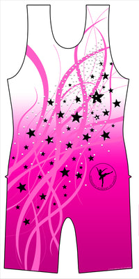 Morgans Academy of Dance Uniform Shiny Foil Biketard