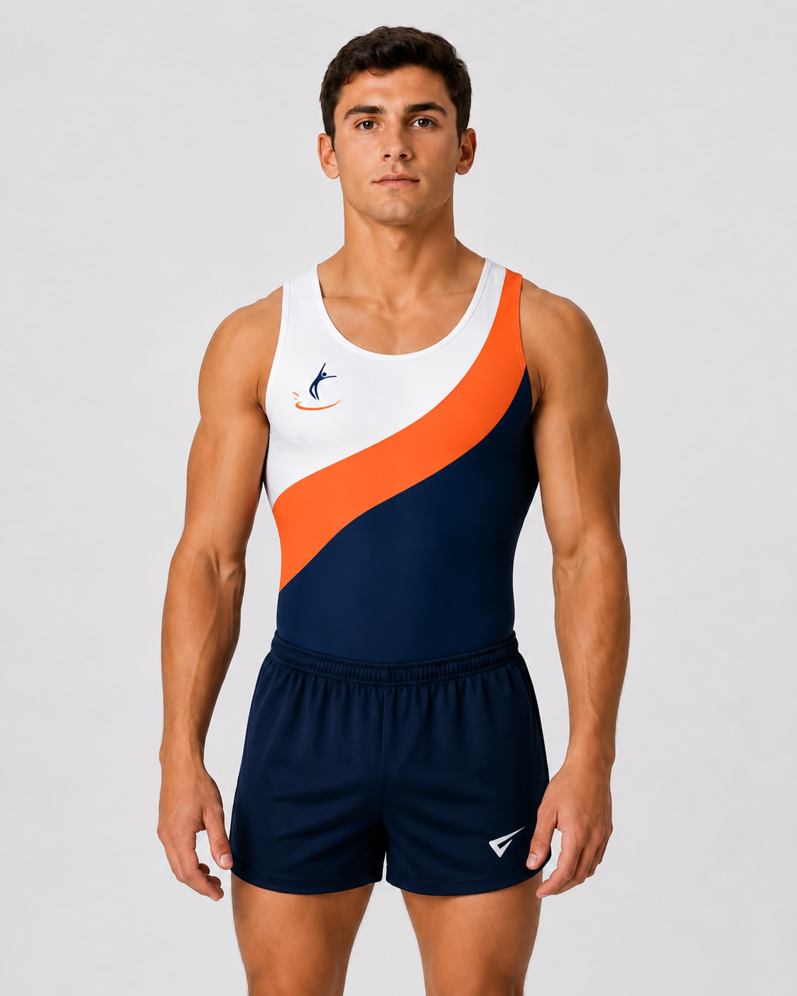 Newbury Trampoline Club Sleeveless Leotard for Boys & Men