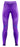 Purple gym activewear leggings for girls on a plain background