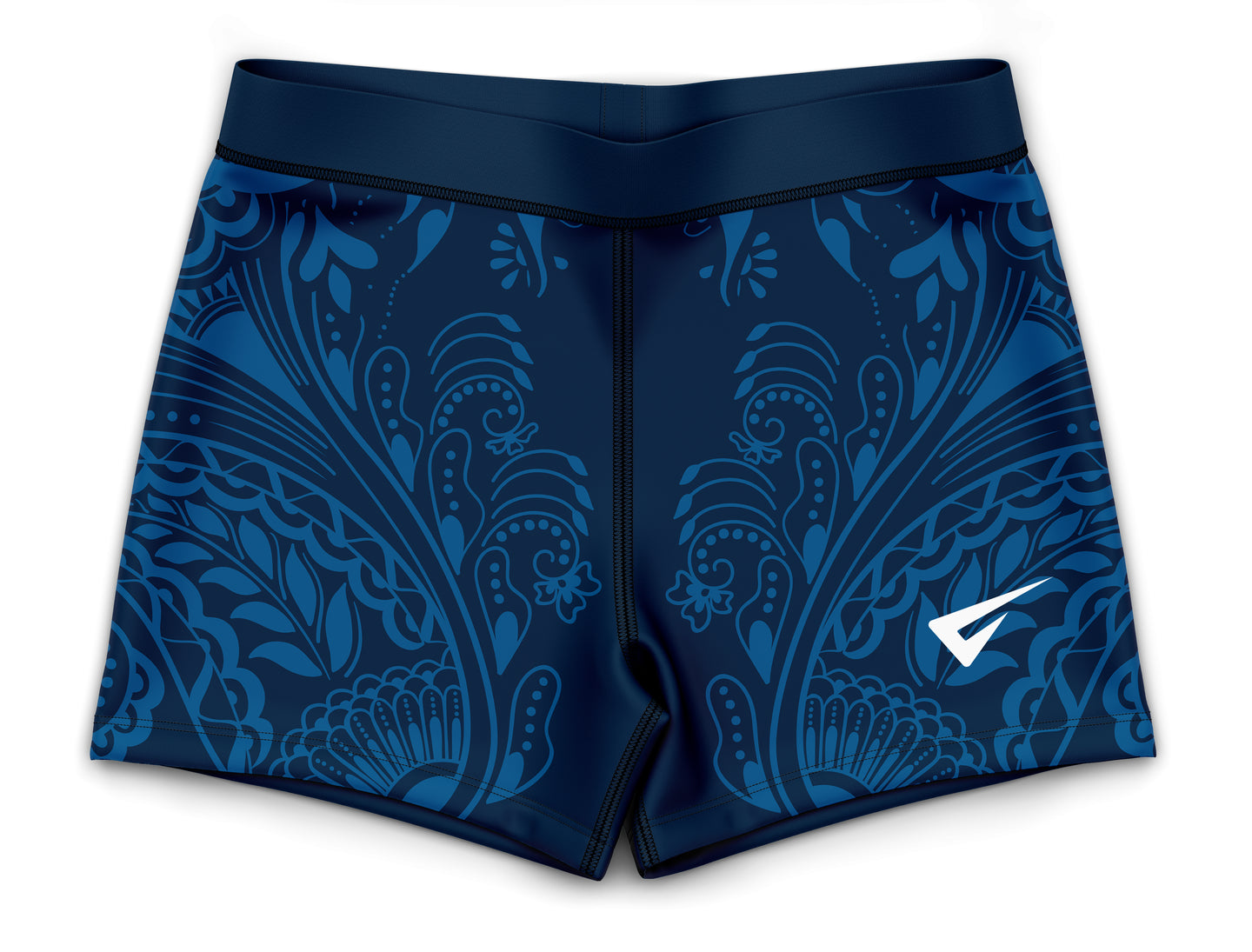 Orion Blue Gymnastics Activewear Girls Hipster Shorts