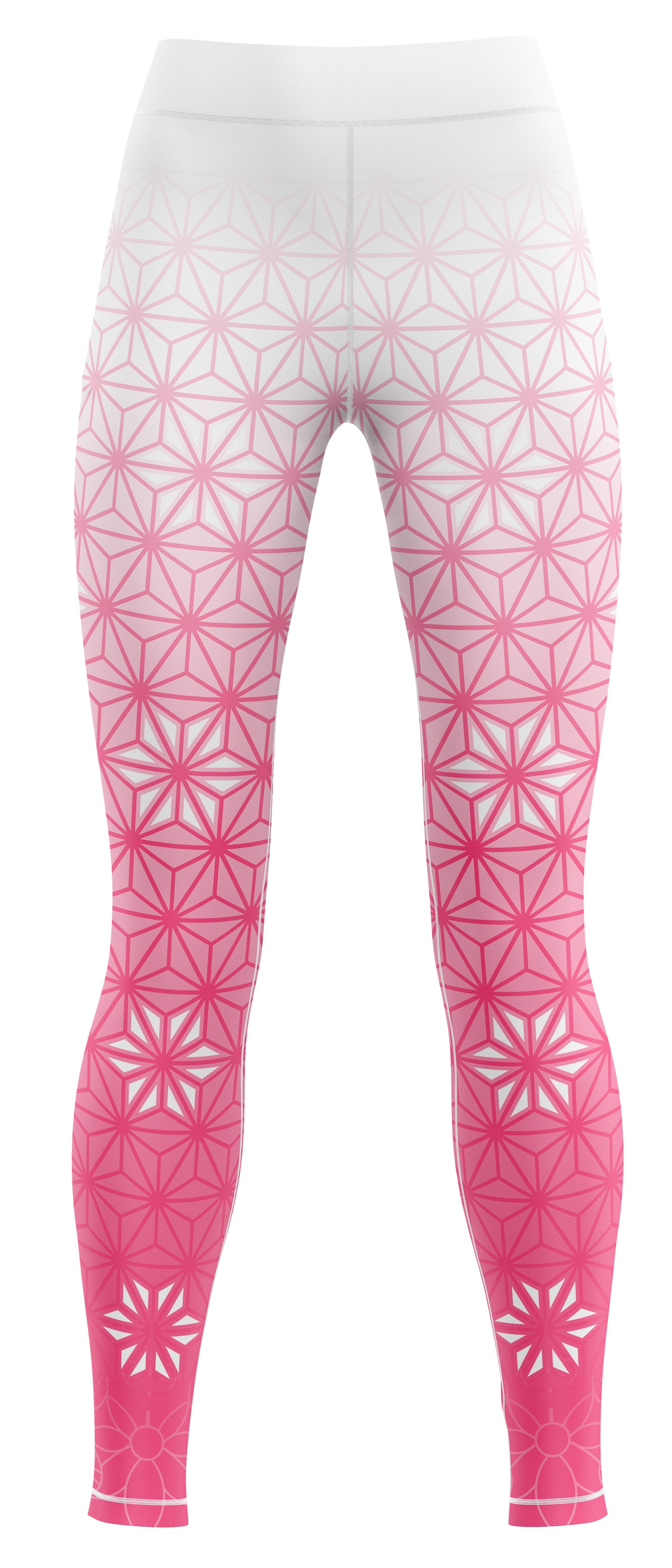 Blue athletic leggings suitable for gymnastics, dance and general training
