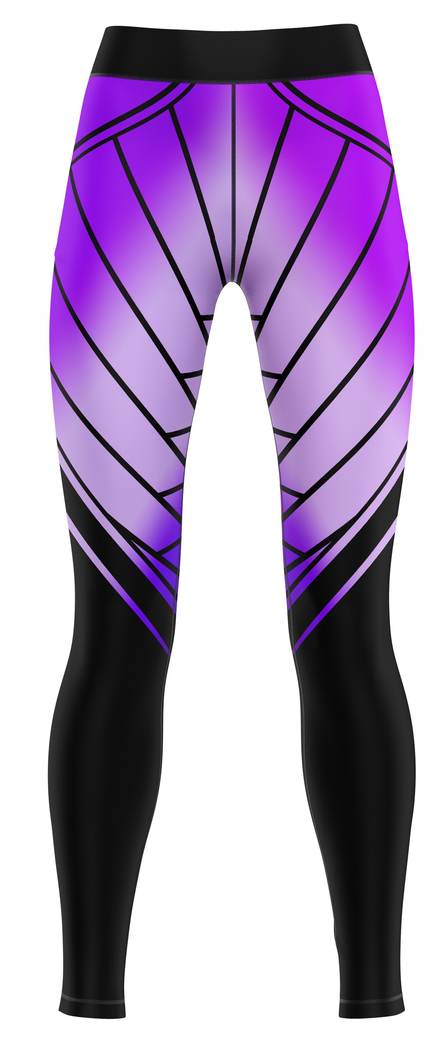 Pair of purple girls' gym activewear leggings