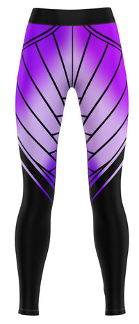 Pair of purple girls' gym activewear leggings