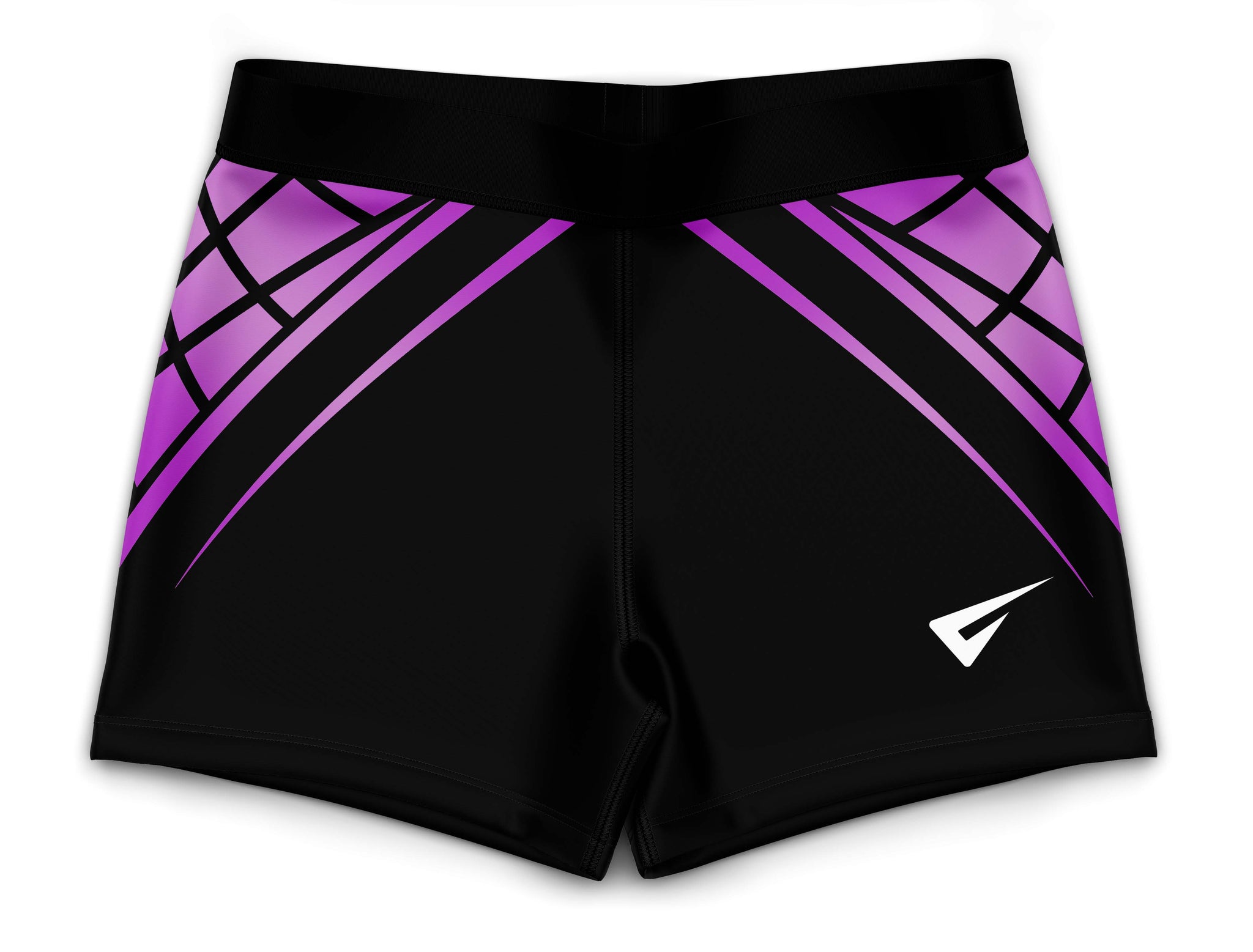 Pandora Purple Gymnastics Activewear Girls Hipster Shorts