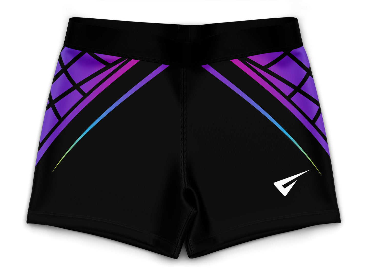 Pandora Rainbow Gymnastics Activewear Girls Hipster Shorts