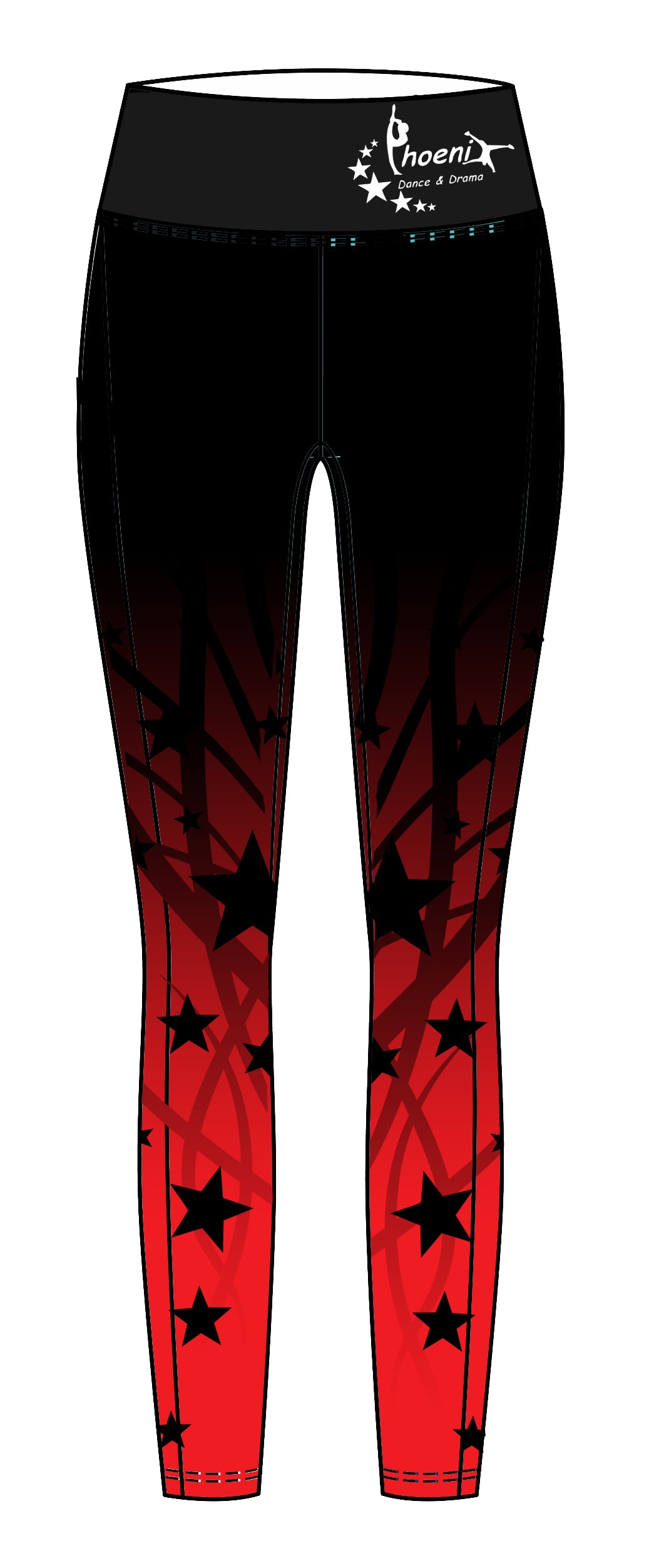 Phoenix Dance and Drama Uniform Gym Leggings