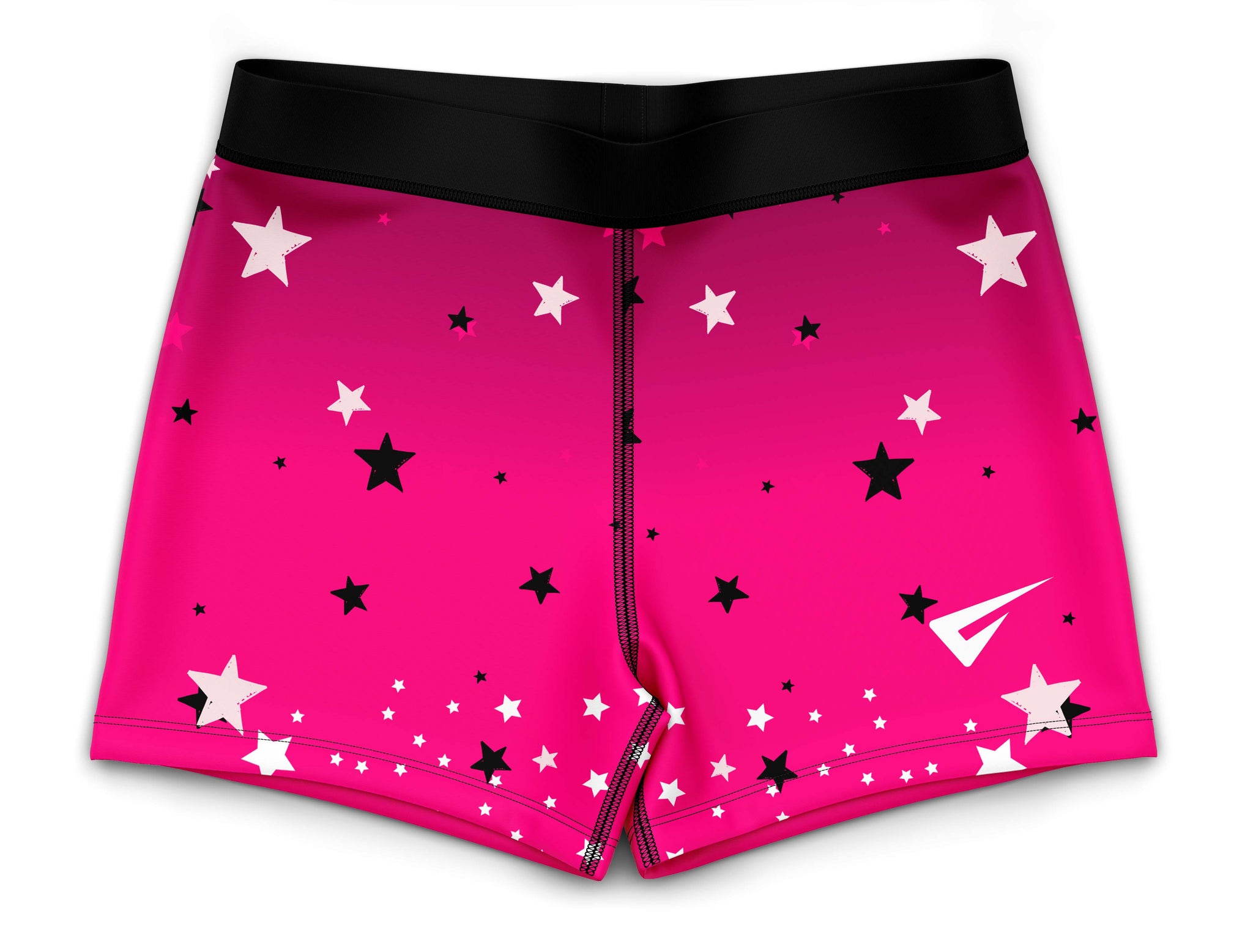 Pink Cola Gymnastics Activewear Girls Hipster Shorts