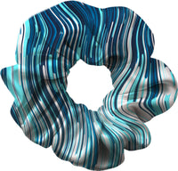 Pixel Rain Hair Scrunchie
