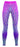 Blue activewear leggings on a plain background
