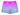 Pink and blue girls hipster gym shorts with low-rise fit