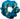 Poseidon Blue Hair Scrunchie