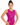 Quantara Electric Pink Sleeveless Gymnastics Leotard for Girls