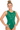 Quantara Emerald Green Sleeveless Gymnastics Leotard for Girls