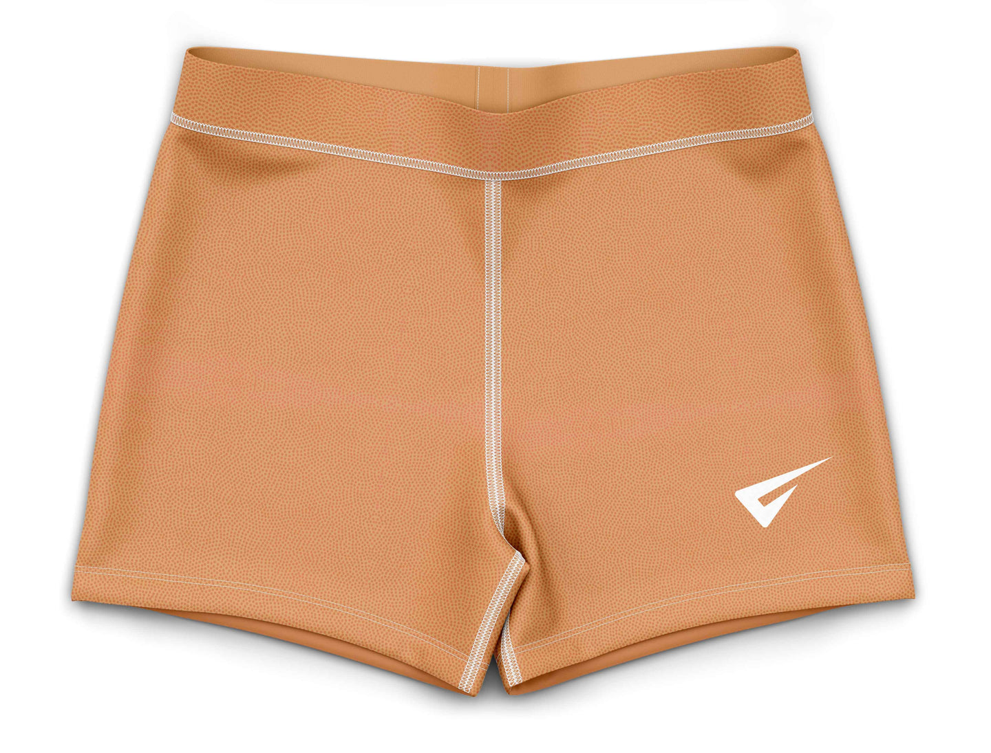 Radiant Mojo Pink And Orange Ombre Gymnastics Activewear Girls Hipster Shorts