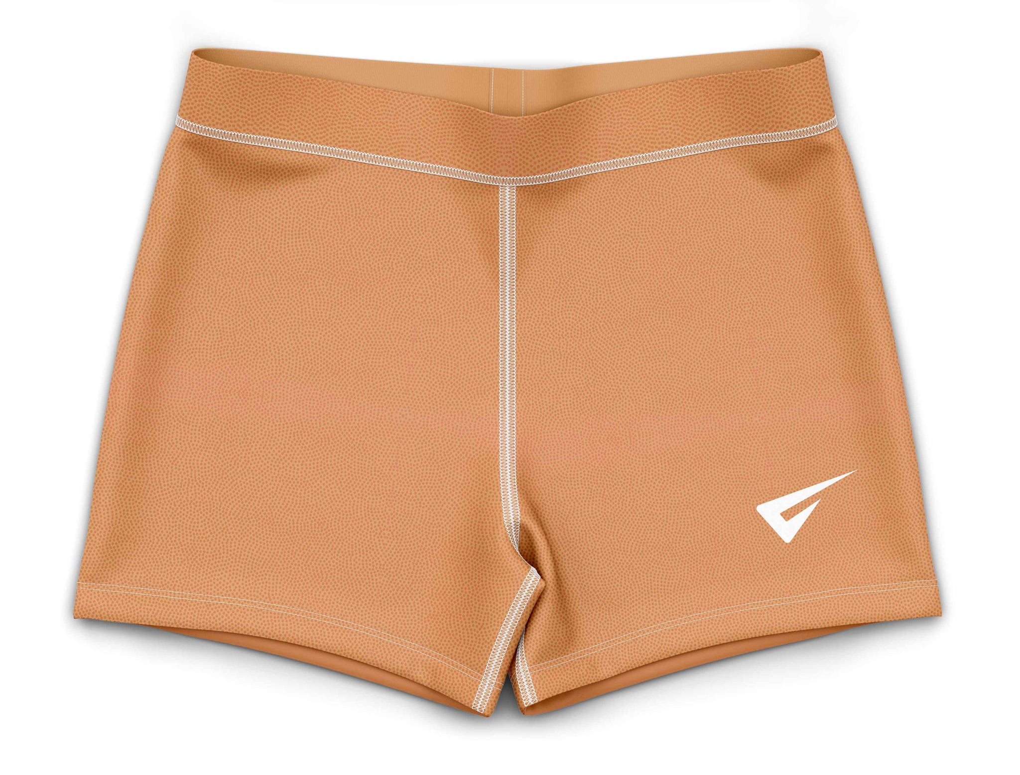 Radiant Mojo Pink And Orange Ombre Gymnastics Activewear Girls Hipster Shorts