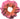 Radiant Mojo Pink and Orange Hair Scrunchie
