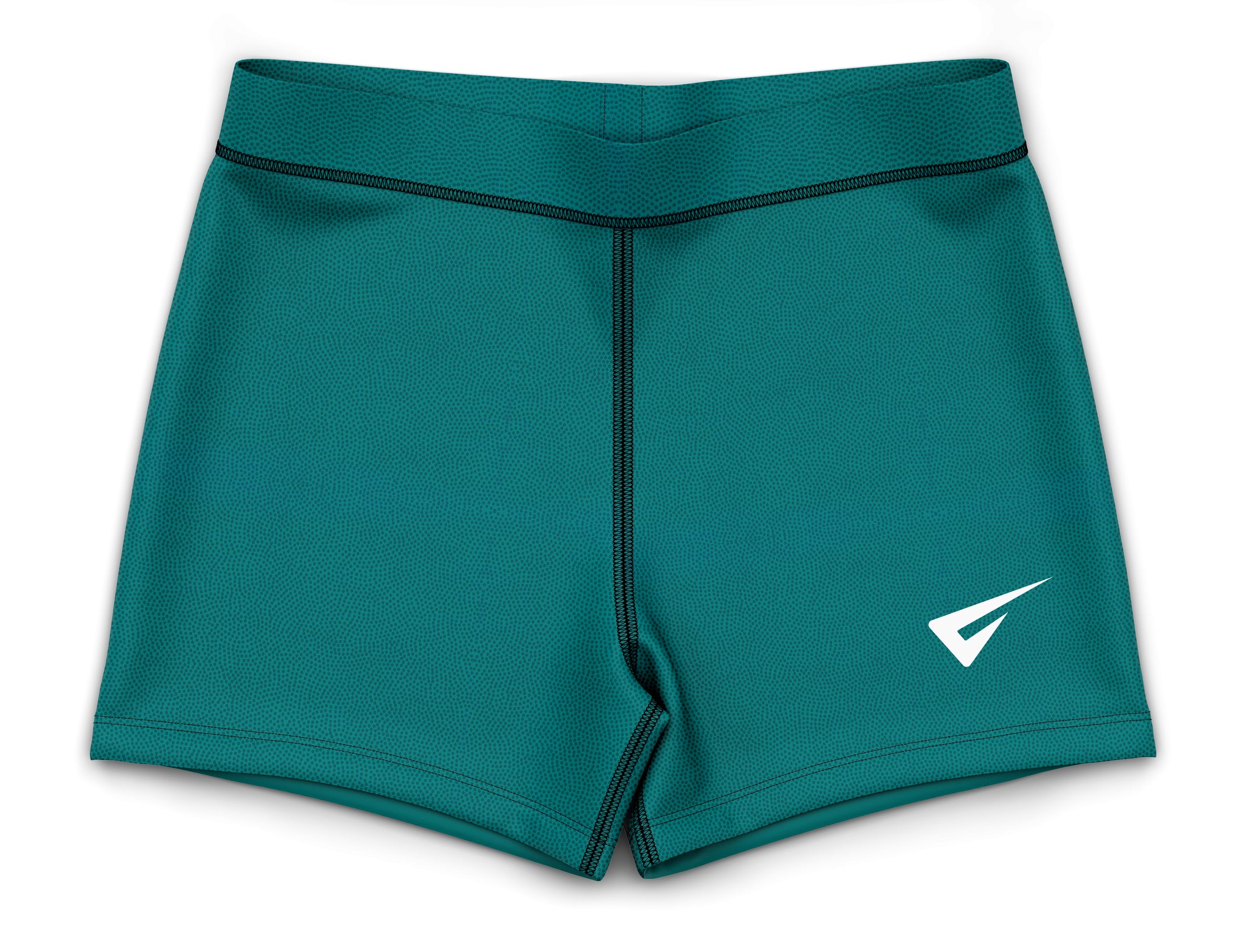 Radiant Turquoise Mystique Gymnastics Shorts