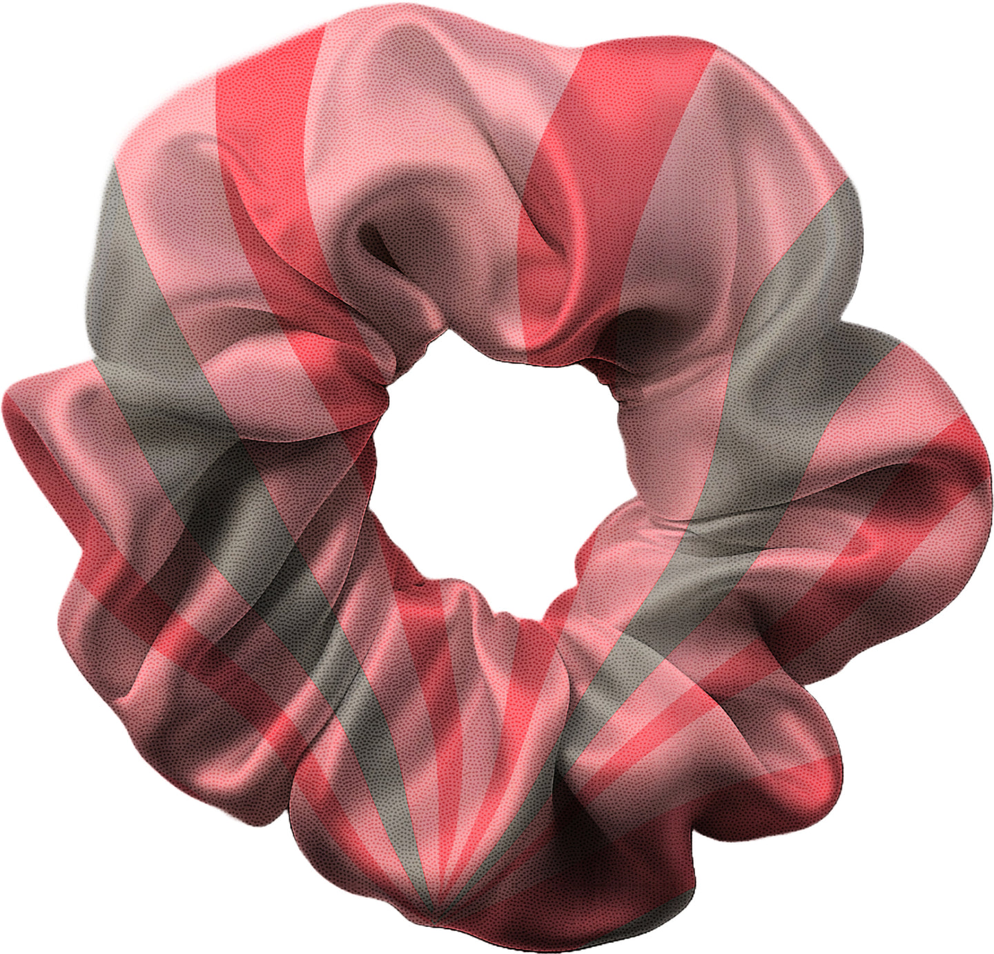 Ray Red and Grey Hair Scrunchie