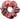 Ray Red and Grey Hair Scrunchie