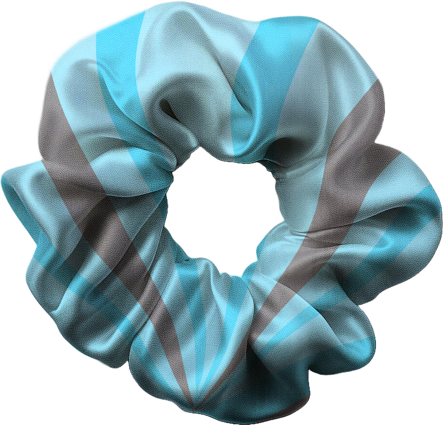 Ray Turquoise Hair Scrunchie