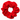 Red Nylon Hair Scrunchie