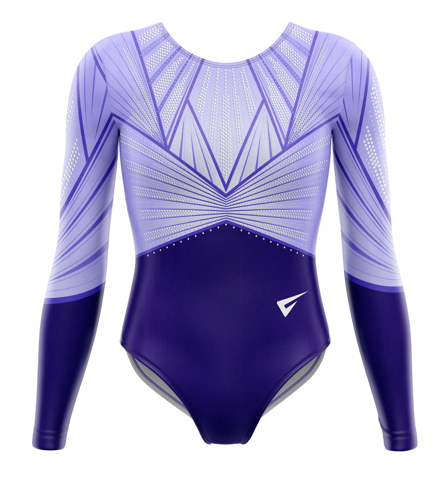 Refine Purple Competition Long Sleeve Girls Gymnastics Leotard