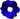 Blue scrunchie on a white background