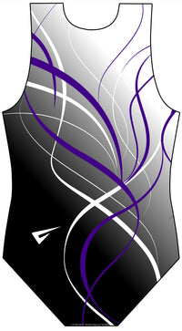 Revolve Trampolining Sleeveless Club Uniform Leotard for Boys and Men