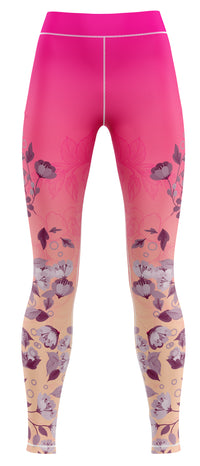 Blue activewear leggings for gymnastics and dance