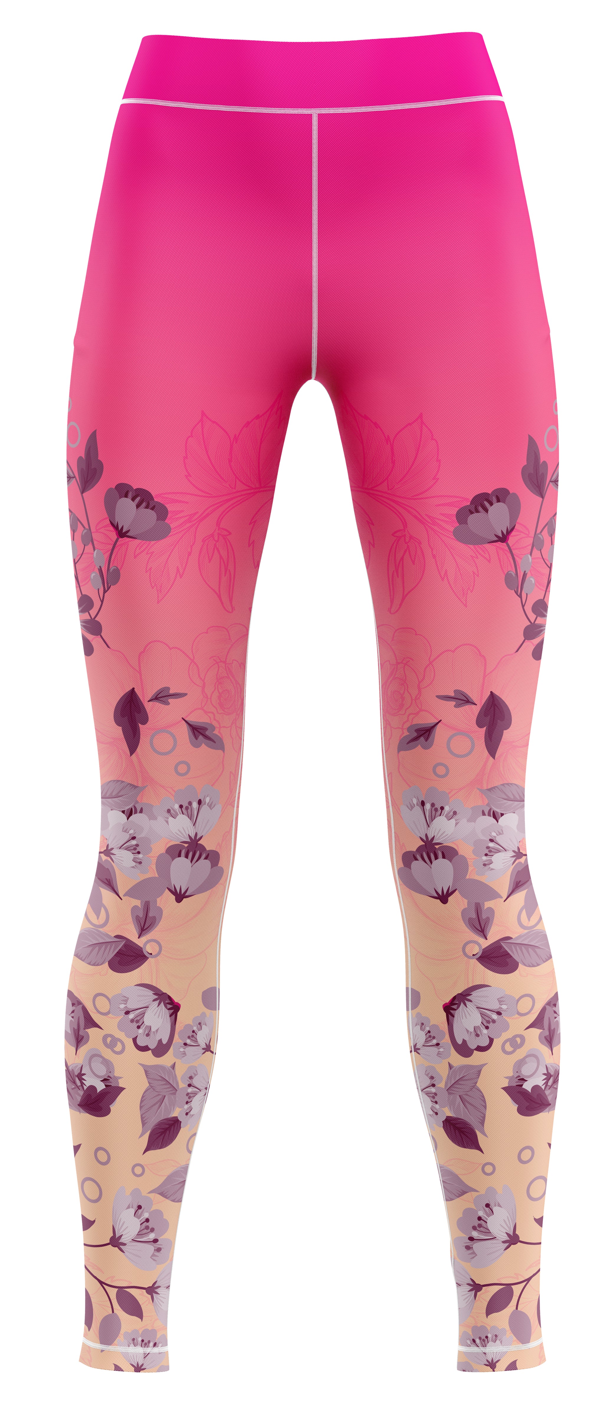 Blue activewear leggings for gymnastics and dance