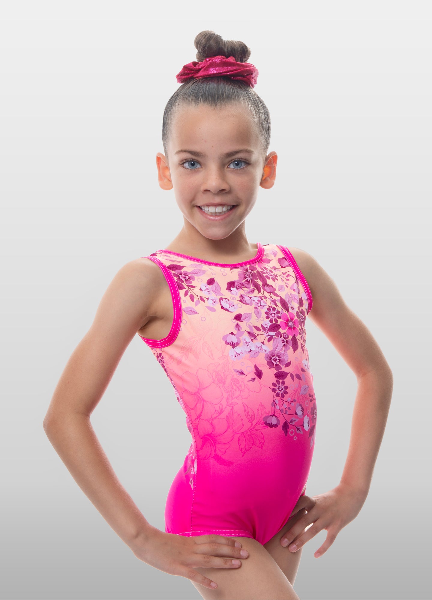 Rhea Sleeveless Tank Gymnastics Leotard For Girls