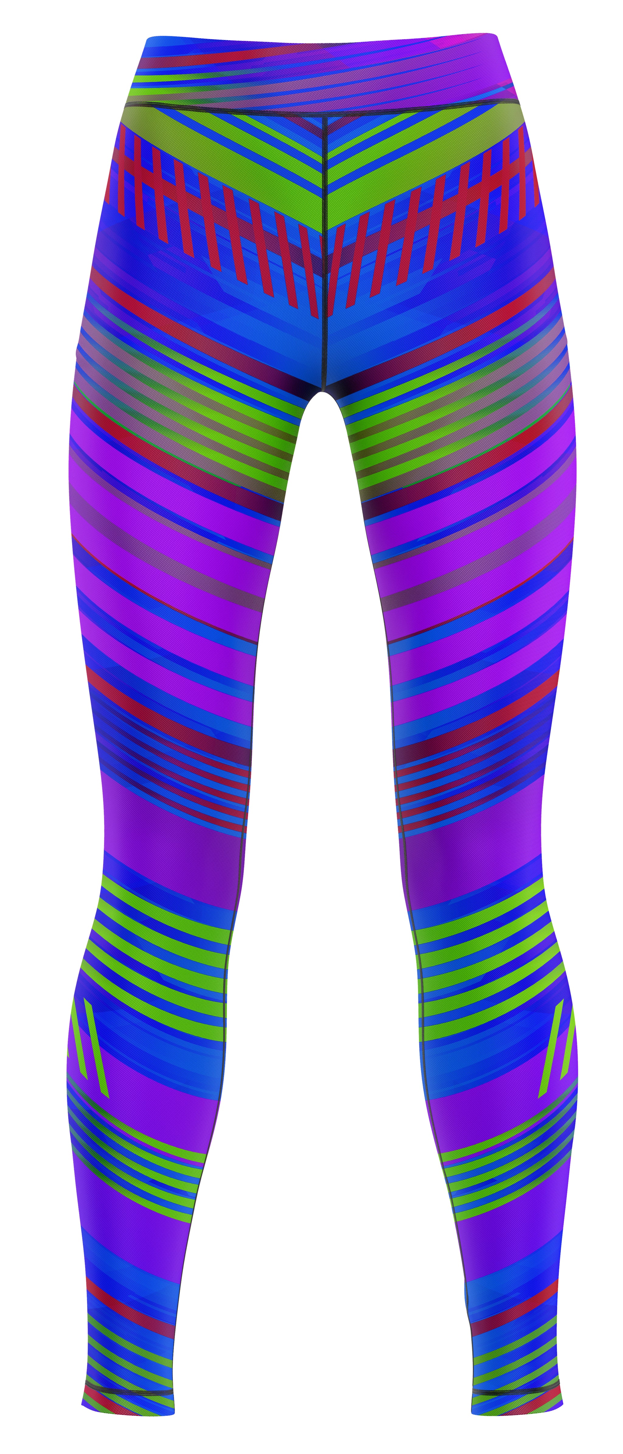 Samba Purple Gym Activewear Leggings