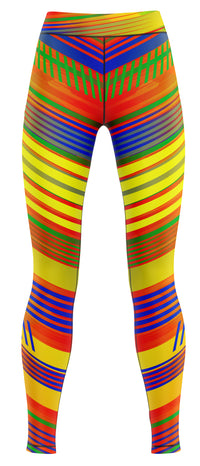 Samba Yellow Gym Activewear Leggings