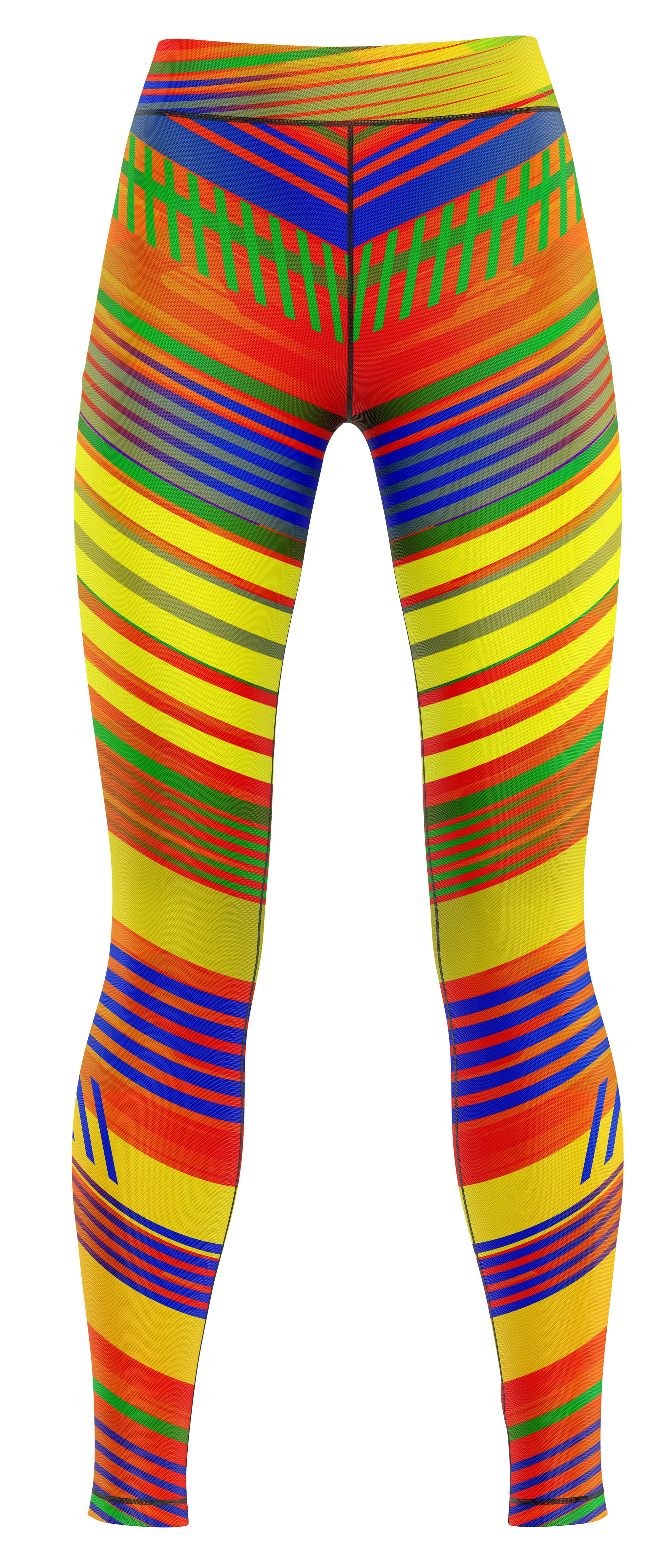 Samba Yellow Gym Activewear Leggings