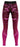 Blue girls' sports leggings laid flat, slim fit suitable for training and dance
