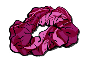 Serenity Pink Hair Scrunchie