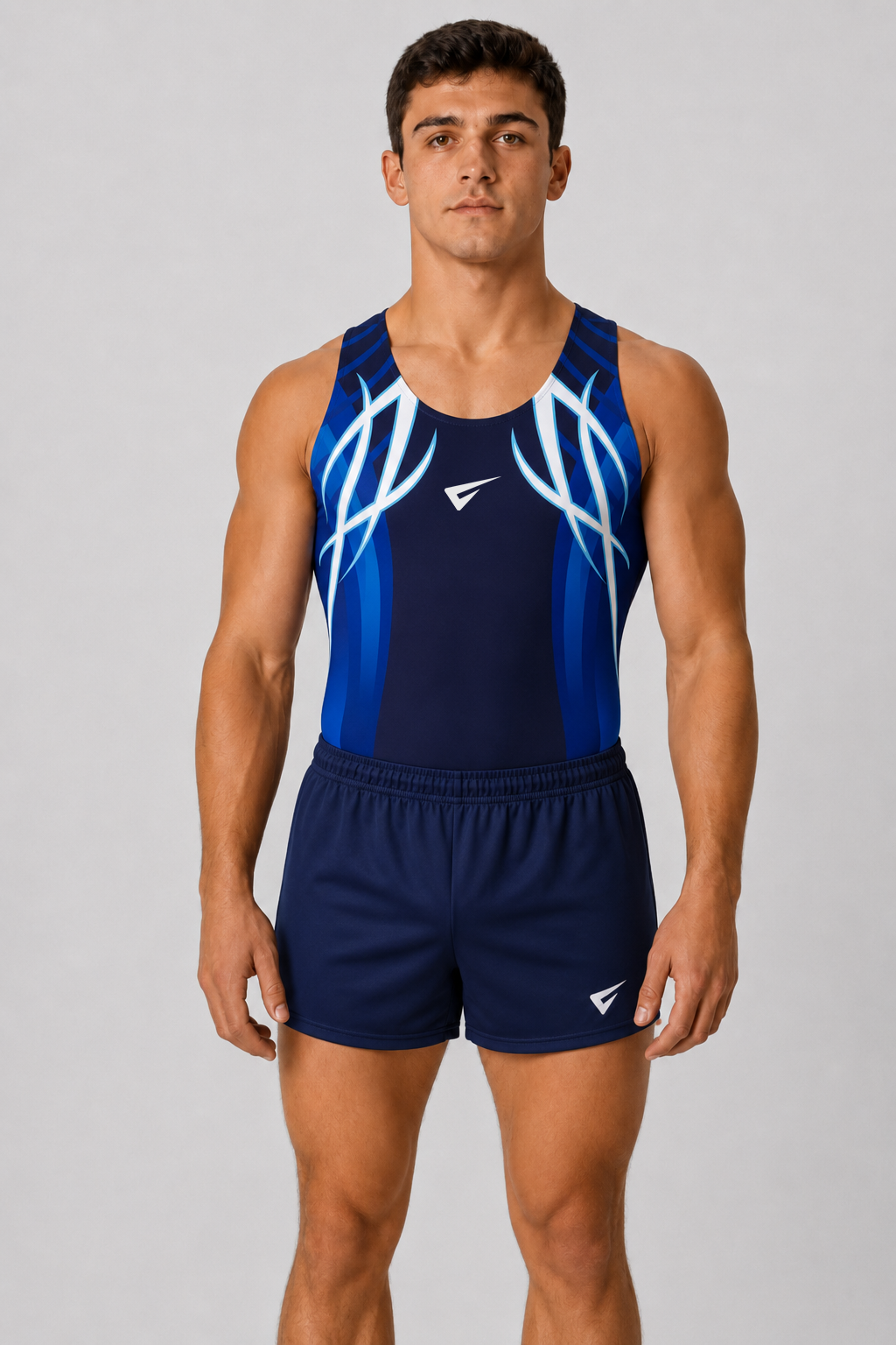 East Kilbride Gymnastics Club Viper Justaucorps sans manches pour garçons et hommes