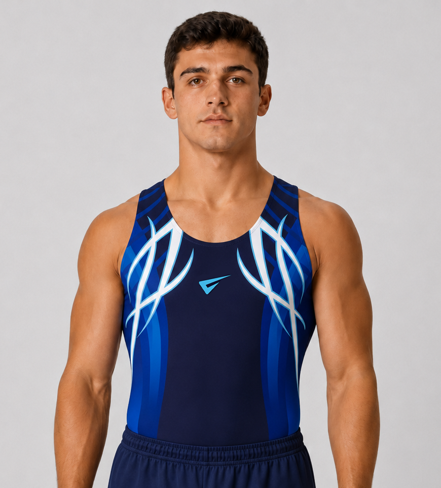 Shefflield All Stars Sleeveless Tank Club Uniform Leotard for Boys and Men
