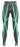 Blue athletic leggings with a streamlined fit suitable for gymnastics and dance